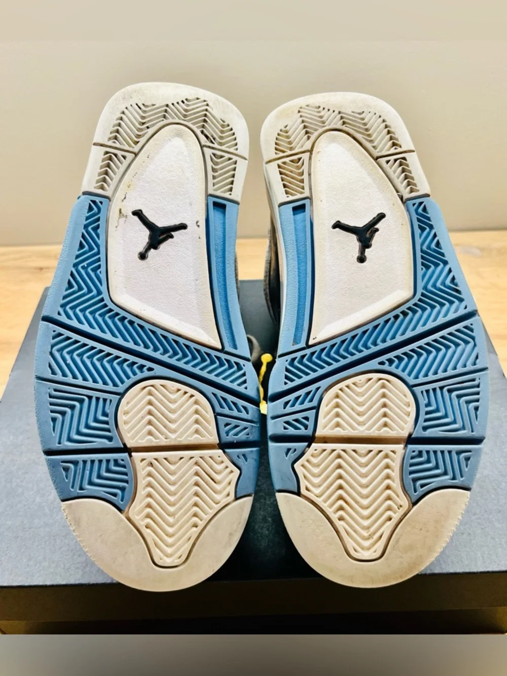 Nike Air Jordan Retro Dub Zero Legend Blue Laser Print Sneakers - Size 5.5 Youth